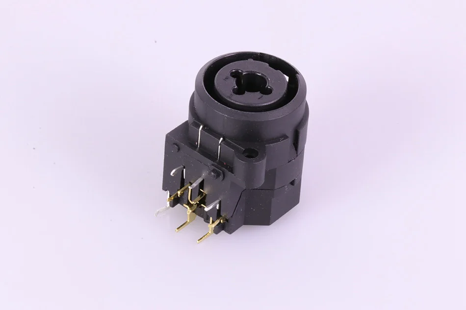 100 шт. 11PIN Угловые XLR разъем двойной функции 3Pin гнездо Панель крепление + аудио Jack 6