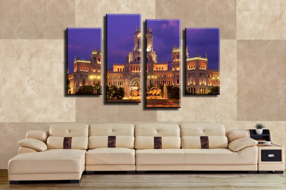 2017 реальные фотографии великолепные строительные лилии 4 панели/комплект Hd