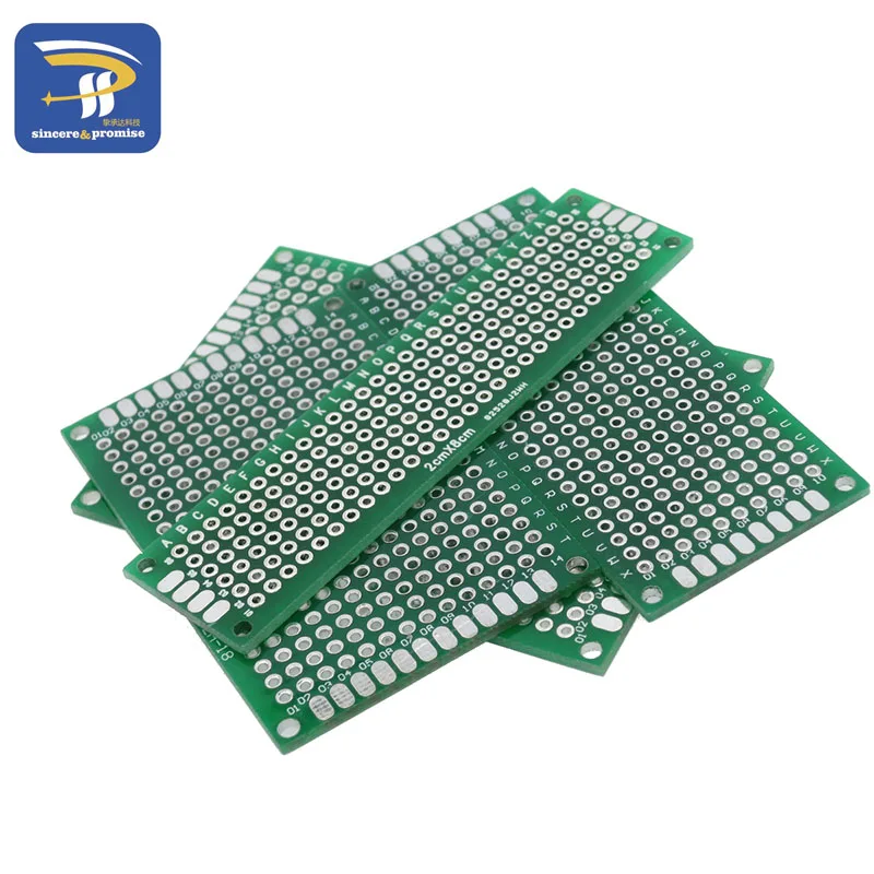 4 шт. 5x7 4x6 3x7 2x8 см двухсторонняя Медь прототип pcb универсальная доска стекловолокна доска