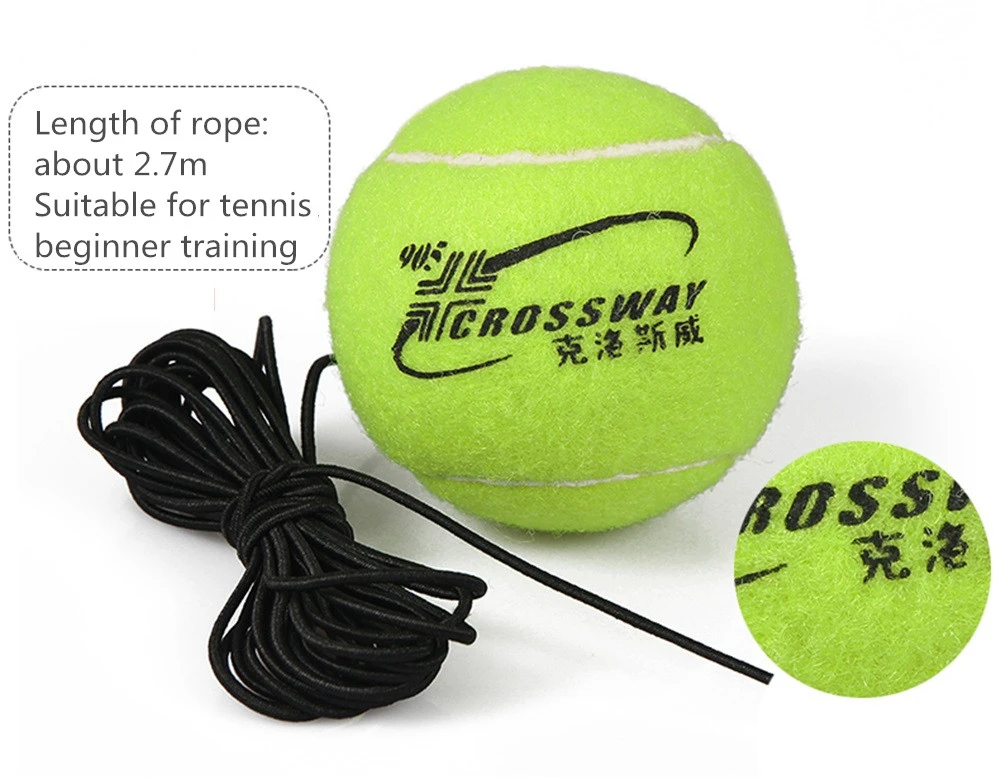 Tenis сверхмощный Теннисный тренировочный прибор для упражнений теннисный мяч спорт самообучающийся теннисные мячи с теннисным тренером плинтус