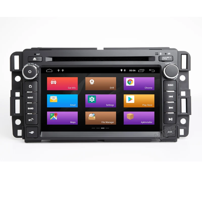 Автомобильный мультимедийный плеер Android 10 IPS 8Core 4G RAM автомобильный DVD GPS для GMC