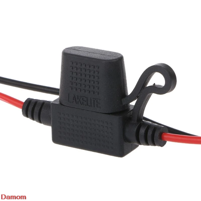 12V зарядное устройство мотоцикла клеммное кольцо соединительный кабель выход подключение