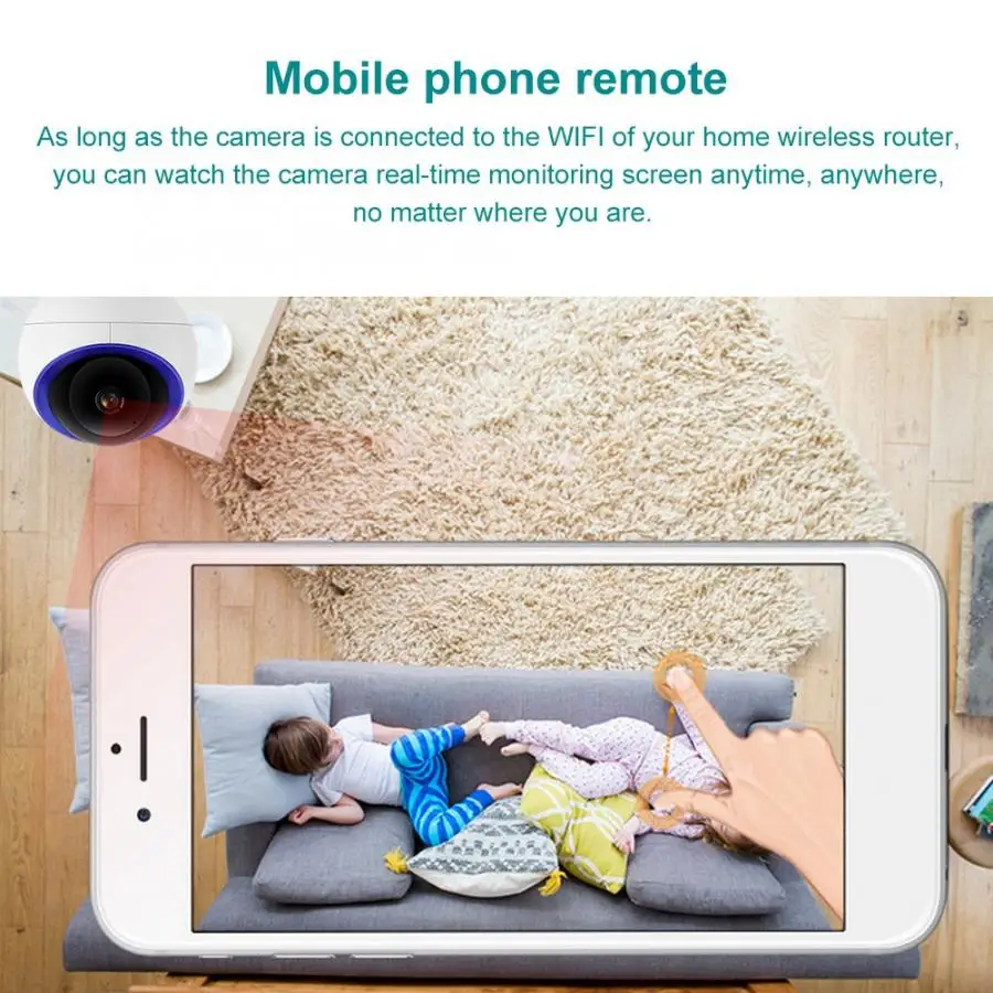 1080P HD WiFi безопасность Интерком Обнаружение движения камера наблюдения поддержка