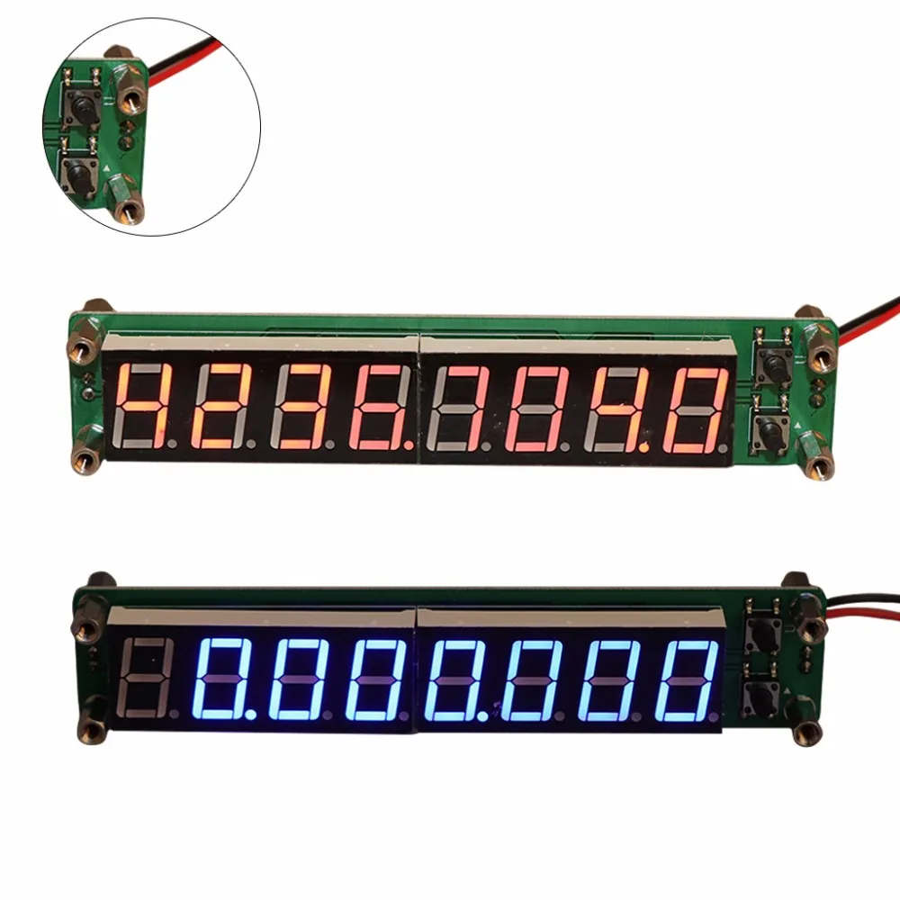 0,1-60 MHz 20 MHz-2,4 GHz RF 8 Digit светодиодный одночастотный счетчики Cymometer тестер инструмент
