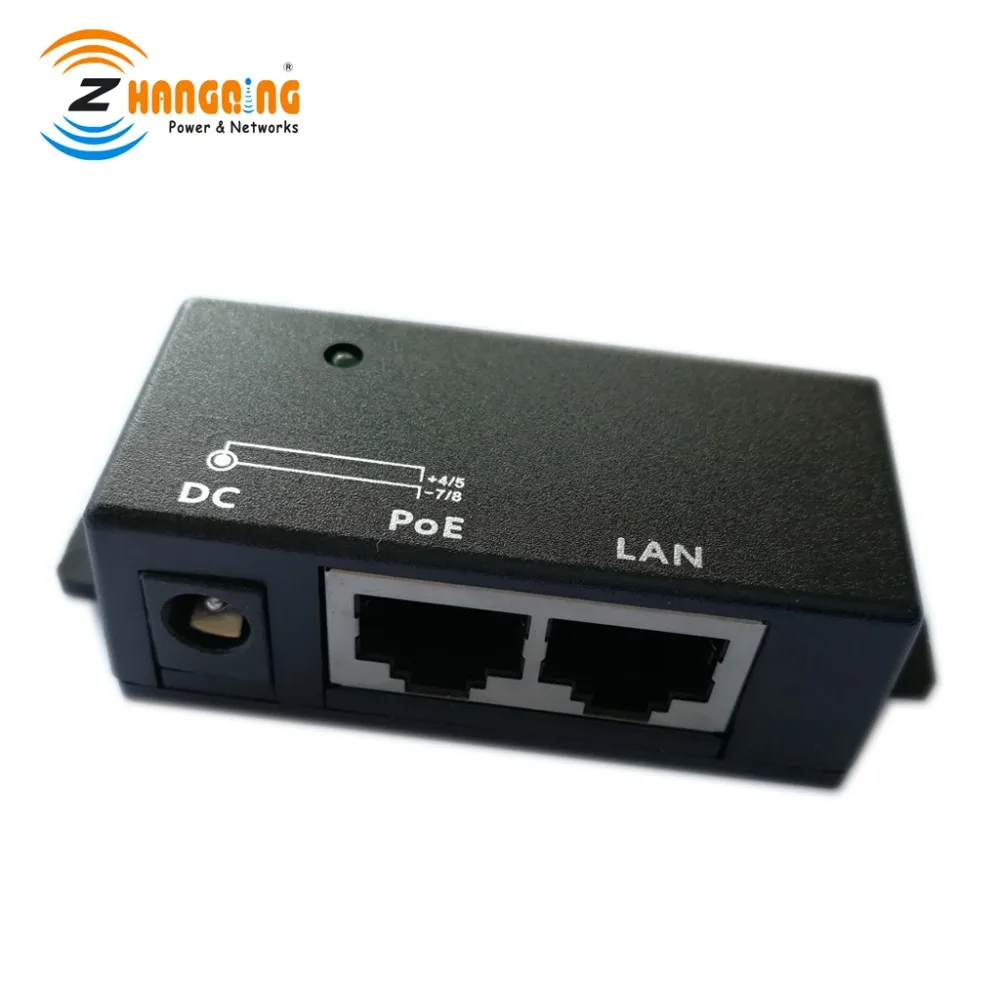Блок питания с пассивным инжектором PoE Ethernet RJ45 для настенный Инжектор ip камеры