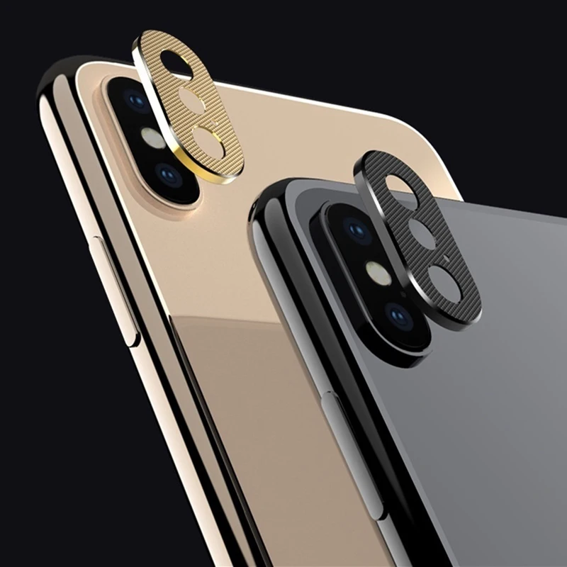 Защитный чехол для камеры телефона металлический защитный объектива iPhone XR X XS MAX 8