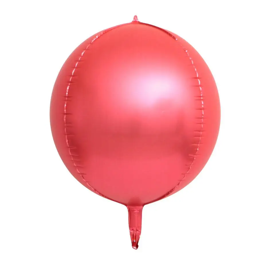 ruby red 1 шт. 18/22/32 дюймов розовое цвета: золотистый, серебристый круглый 4D Фольга воздушные шары металлические День рождения Свадебные украшения детский Душ Поставки игрушка в подарок - Цвет: ruby red