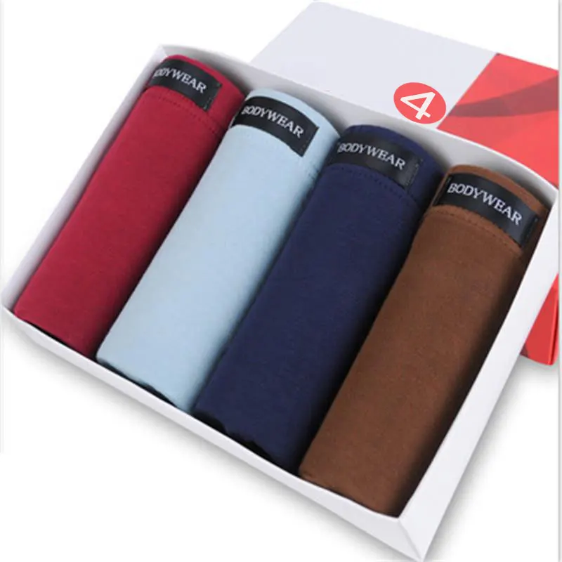 2 коробки и 8 частей нижнего белья мужские плоские брюки модальные впитывающие