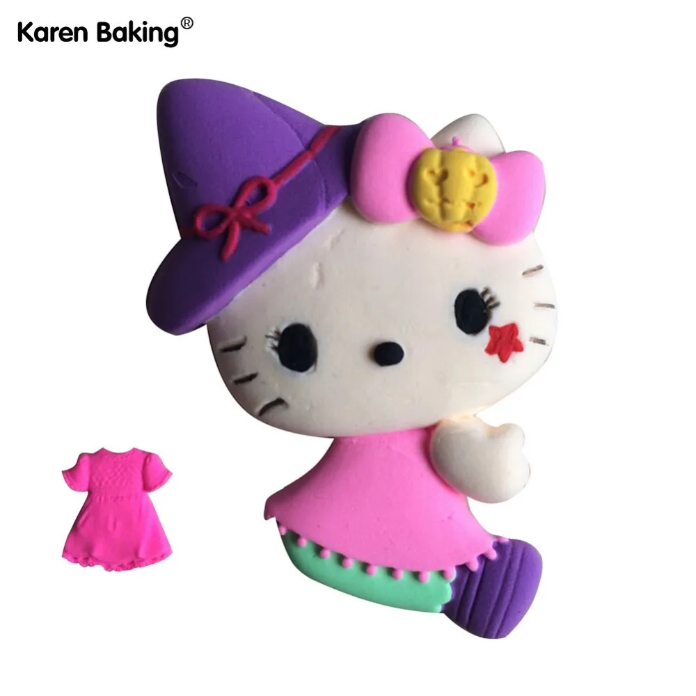 Cute Beautiful Cat Shaped Cake Decorating Mold Tools Chocolate Candy Jello 3D Mould Cartoon Figure/Cake C132 | Дом и сад