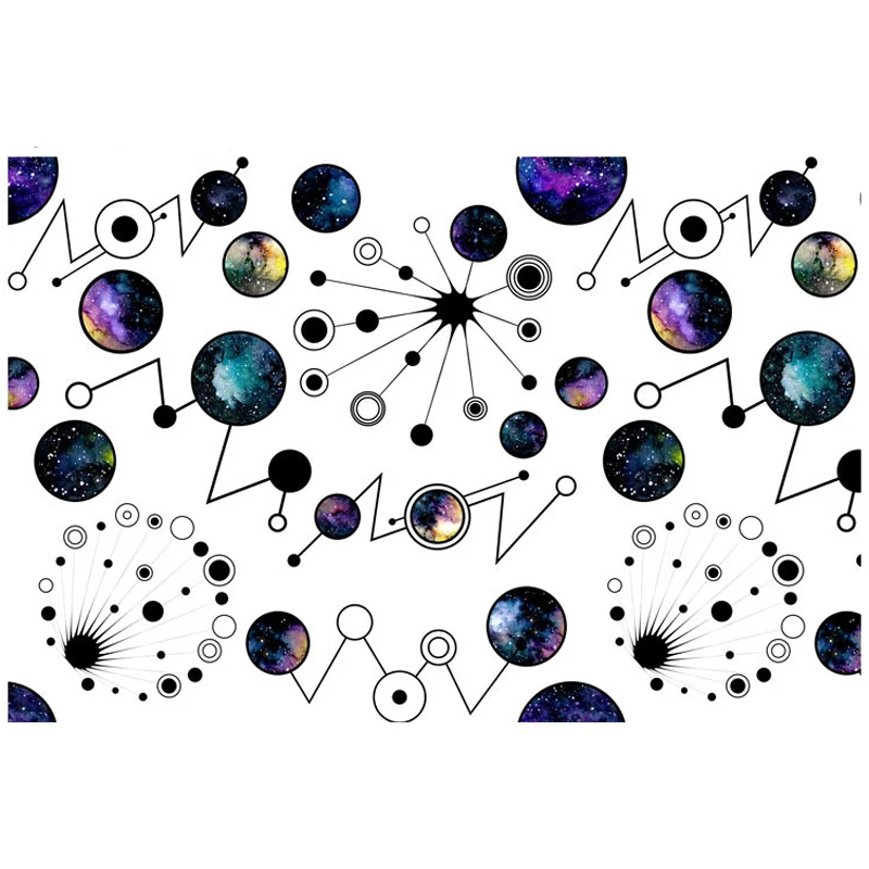 Будущее воображение звездное небо внешнее пространство для постельных