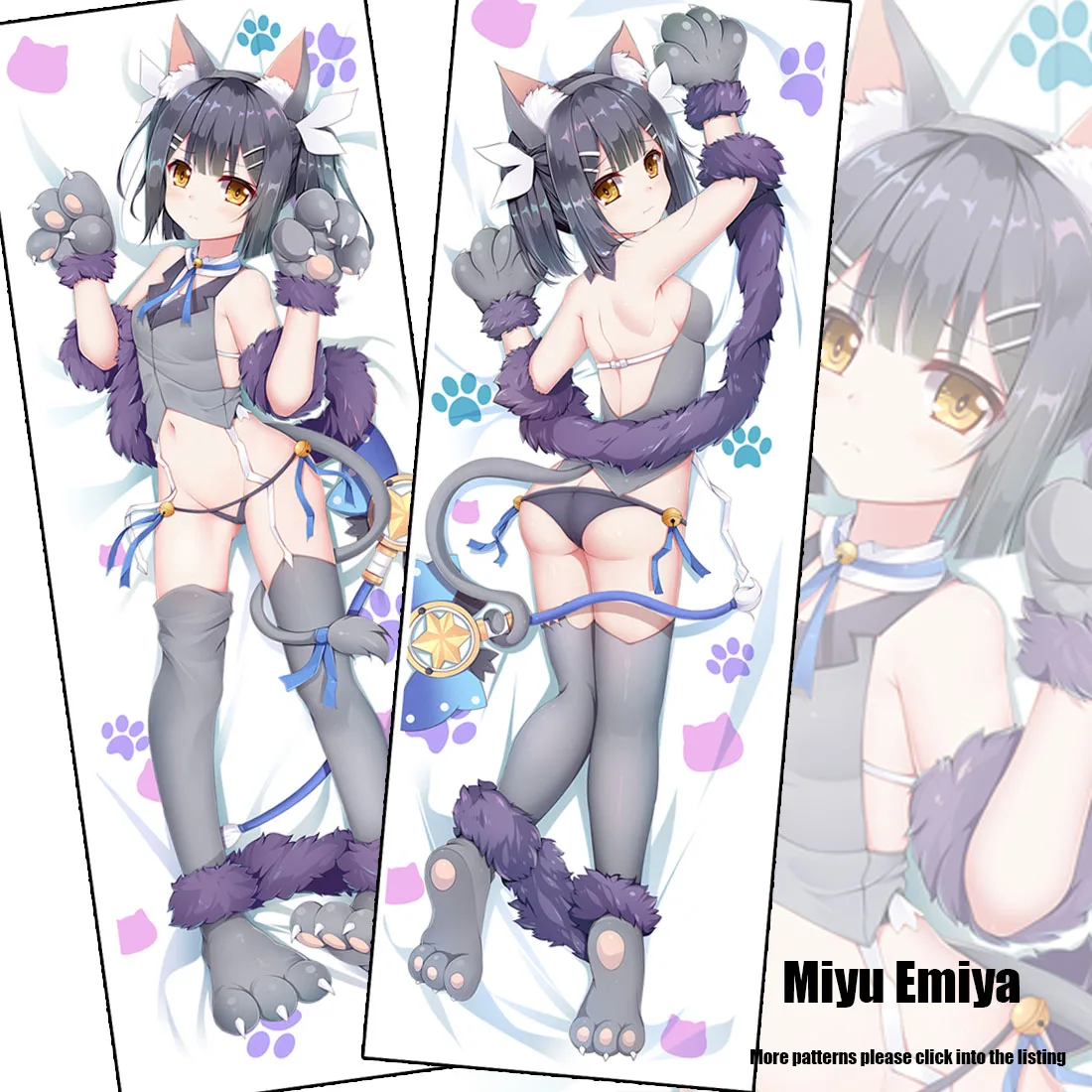 Чехол с рисунком из мультфильма Fate Stay Night Miyu Emiya Neko|Наволочка| |