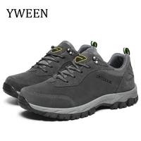 yween spring new men casual shoes men lace up fashion sneakers men breathable outdoor shoes big size 39 49