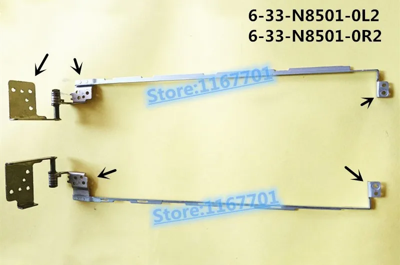 

Laptop/Notebook LCD/LED Axis/Hinges/Loops for Hasee Z6 KP5GT KP5D1 KP7GT Z7M KP7GT N850 6-33-N8501-0L2