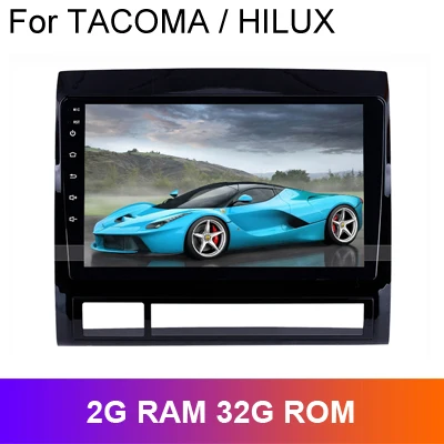 2G TACOMA Автомобильный gps-навигатор SINOSMART 2.5D ips/QLED 1G/2G для Toyota TACOMA Hilux AVENSIS 32EQ DSP, 4G слот для sim-карты опционально - Цвет: 2G TACOMA