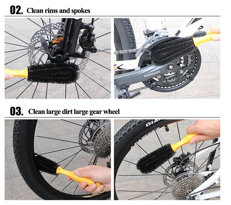 WEST BIKING набор инструментов для чистки велосипеда щетка шин горного угловые