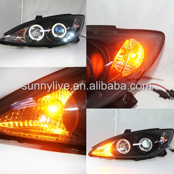 Передсветильник для TOYOTA Camry Aurion с 3 светодиодами R8 Стиль черный корпус 2001 2006 год