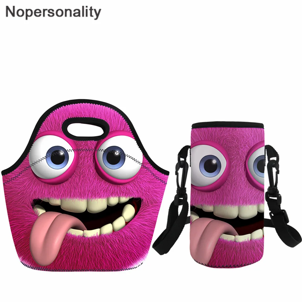 Неопреновые сумки для ланча Nopersonality с забавными принтами монстров детский набор