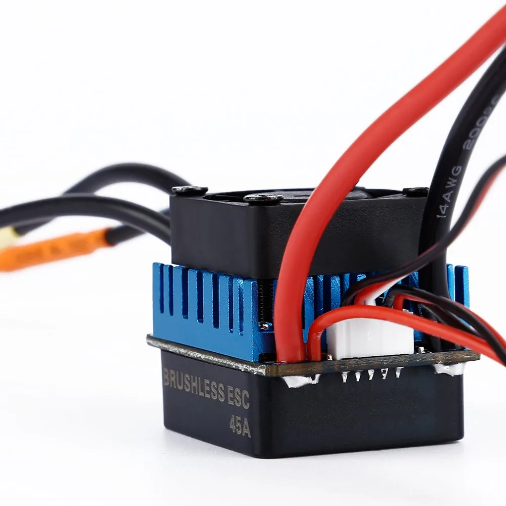 3650 1/10 4370KV слот Бессенсорное безщеточный с 45A бесщеточный ESC