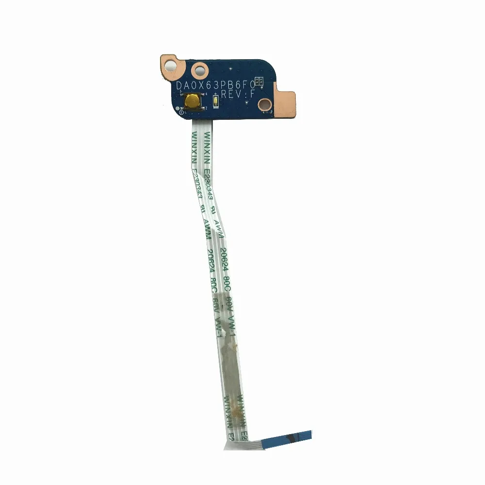 Оригинальная Кнопка переключения питания для ноутбука HP ProBook 450 G3 455 DA0X63PB6F0 DA0X63PB6F1