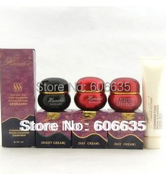 

Free shipping HUAMA EXCELLENT A B C Beauty Whitening cream Facial Cleanser whitening