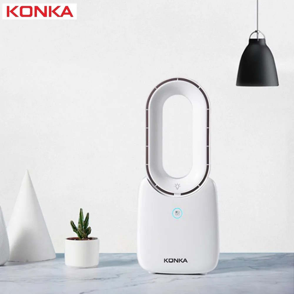 KONKA KF UW1CD мини охлаждающий вентилятор без пузырьков USB Перезаряжаемый Настольный
