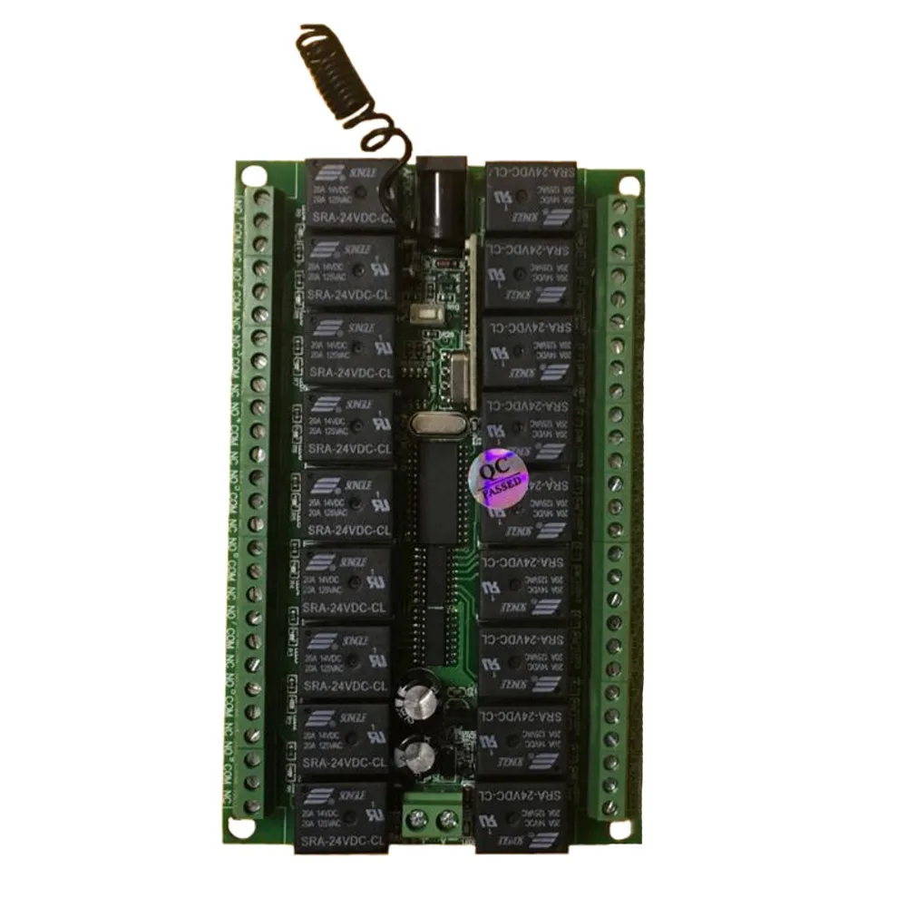 DC 12V 24V 18 CH 18CH RF беспроводной пульт дистанционного управления выключатель света