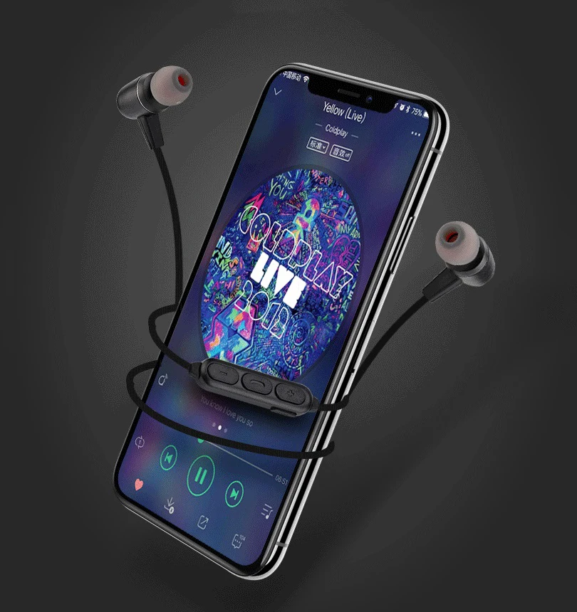 Fu & yBill новые модные спортивные беспроводные Bluetooth наушники с микрофоном для бега