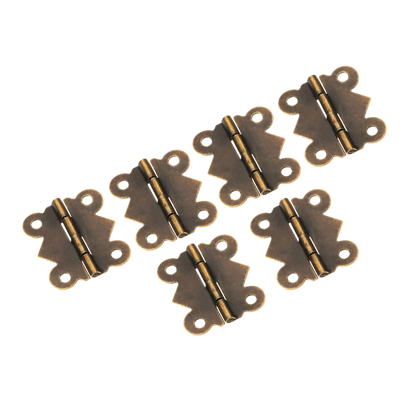 20Pcs 25x20mm Mini Butterfly Door Hinge Antique Bronze Cabinet Jewellery Box Decorative Hinges Furniture Hardware with Screws |