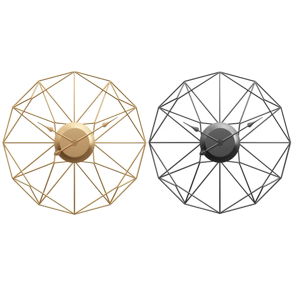 Уникальные скандинавские железные настенные часы Современные беззвучные