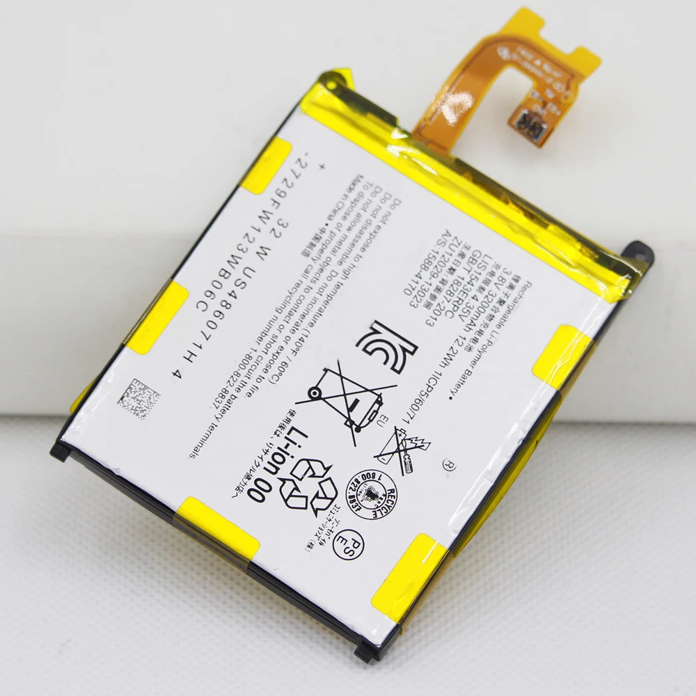 5 шт./лот Аккумулятор для SONY Xperia Z2 L50w Sirius SO-03 D6503 D6502 LIS1543ERPC 3200 мА/ч Сменный