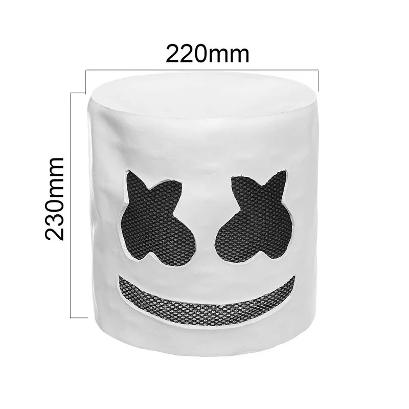 Горячая продажа взрослых DJ Marshmello маска Пасхальная Вечеринка ночной клуб