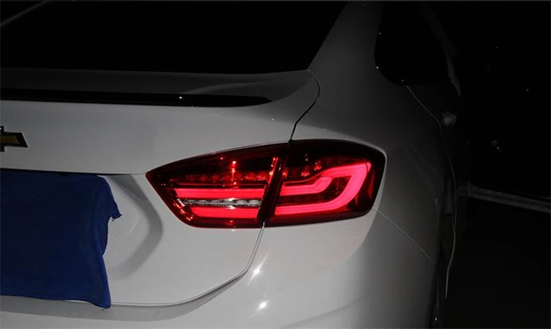 Динамический сигнал поворота задние фонари для Chevrolet Cruze led задний блок освещения DRL+ сигнал поворота+ тормоз+ задние фонари