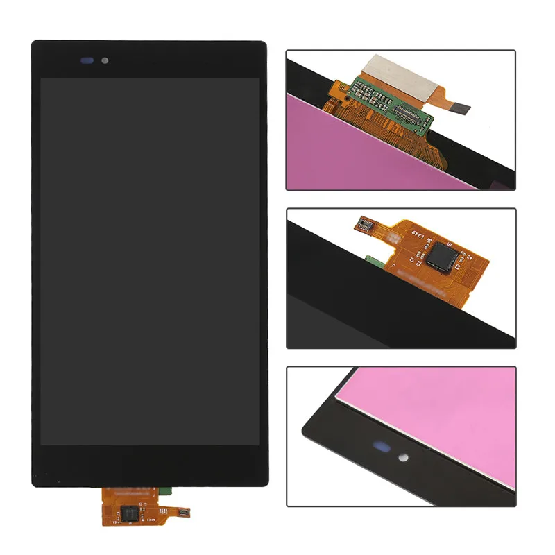 XL39H ЖК-дисплей для SONY Xperia Z Ultra XL39h XL39 C6806 C6833 C6843 ЖК-дисплей кодирующий преобразователь сенсорного экрана в сборе запасные части