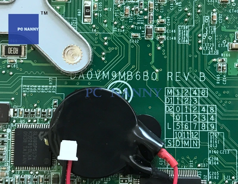 PCNANNY материнская плата M712H 0M712H для Dell Vostro A860 DDR2 DA0VM9MB6B0 и материнская плата с процессором для ноутбука