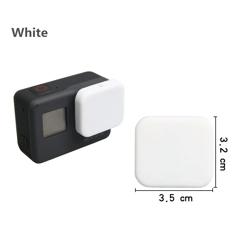 Action Camera Lens Silicone Cover for GoPro Hero 5 6 Protective Cap For Go Pro Accessories Black Edtion | Электроника