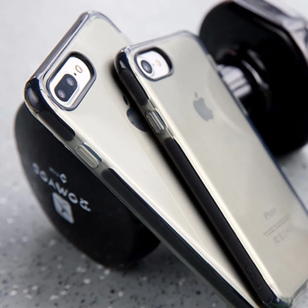 Чехол для iPhone 7 Чехол Мягкий ТПУ+ TPE Гибридный чехол для iPhone7 задняя крышка противоударный защитный щит