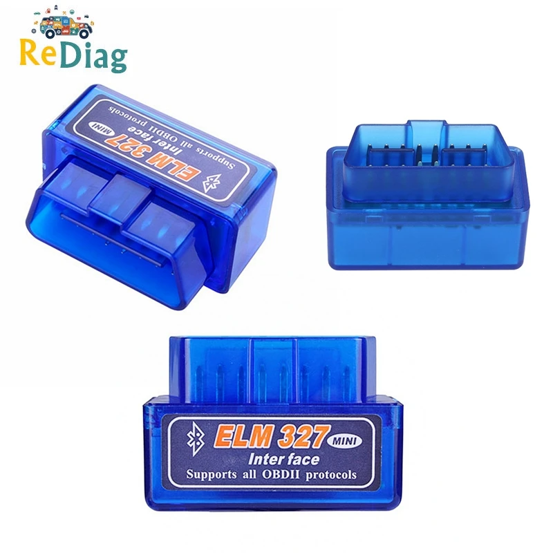 Мини ELM327 Bluetooth V2.1 интерфейс Авто OBD2 OBDII диагностический инструмент сканер