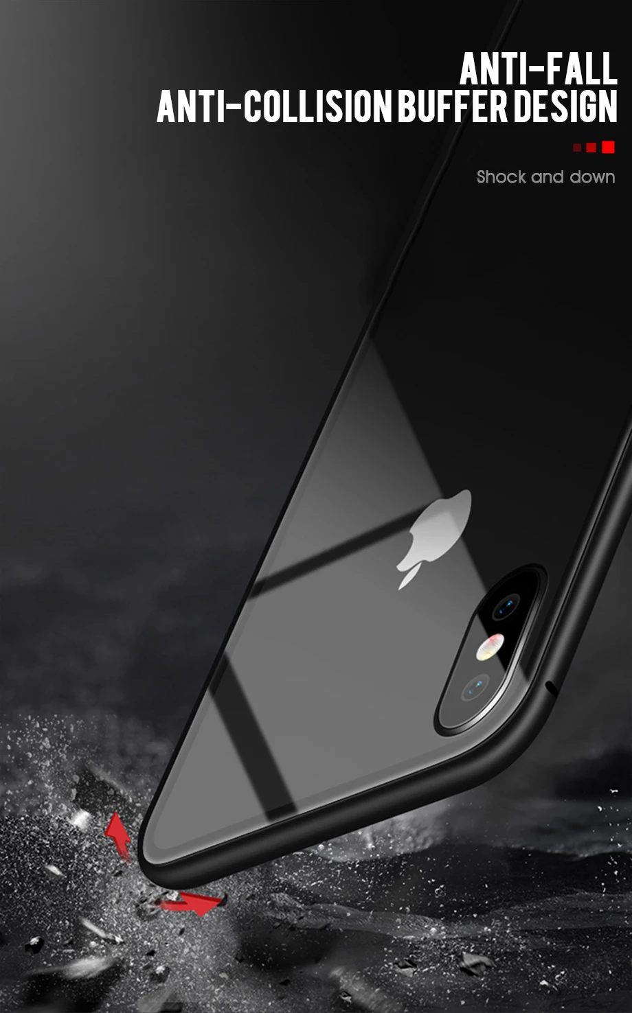 Закаленное металлическое магнитное покрытие чехол для телефона для iPhone X XR XS MAX прозрачное стекло задняя крышка магнит чехол для iPhone 8 7 6 6S Plus чехол для телефона