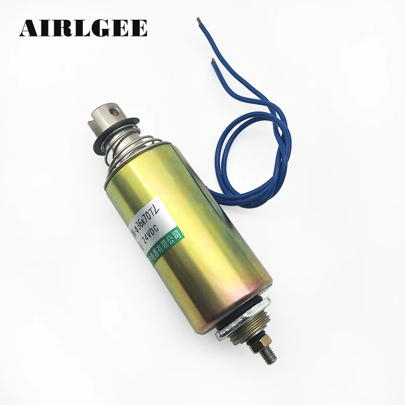 Высокое качество 16 мм/500 г 10 мм/1 кг Force Pull Type DC24V Плунжер пружин трубчатый