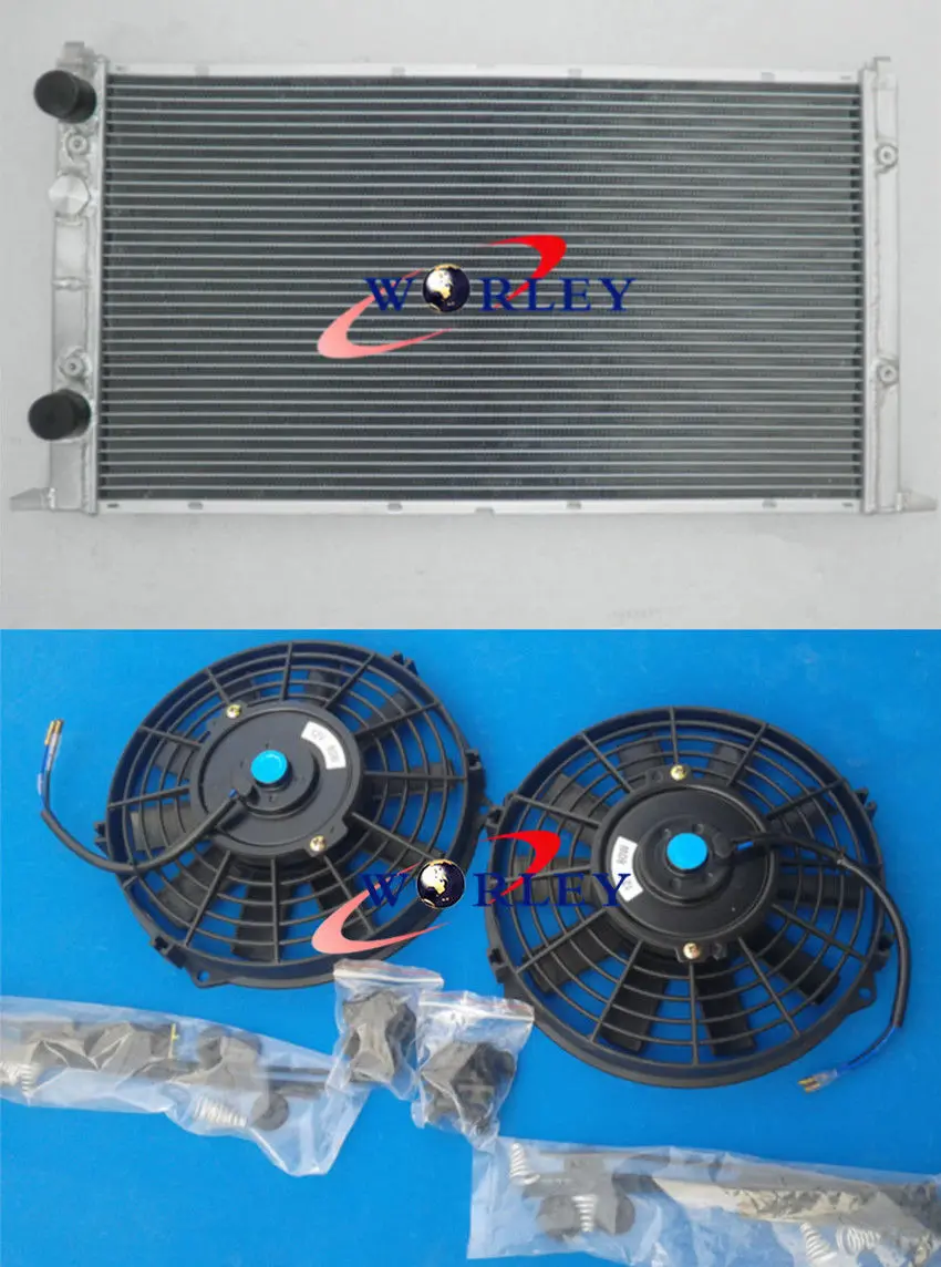 

For Volkswagen For VW For Golf MK3 GTI VR6 1994-1998 MT Aluminum Radiator AND Fan 1995 1996 1997