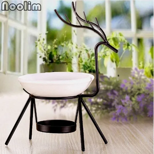 Рождественская креативная железная горелка NOOLIM с оленем керамическая