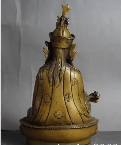 YM 306 тибетская статуя Vajrayana fane GuRu Ринпоче падмамбава падмакара Будда | Дом и сад