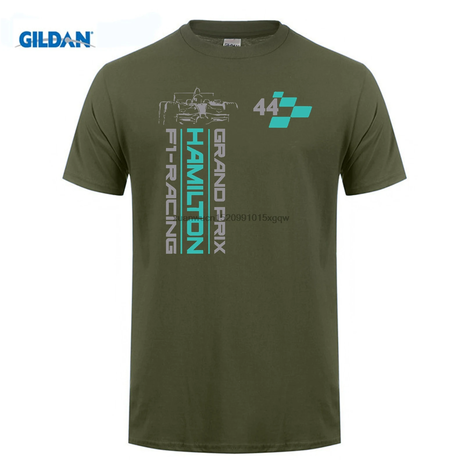 GILDAN бренд Летний стиль мужчины o образным вырезом с коротким рукавом Slim Fit T Shirt Lewis