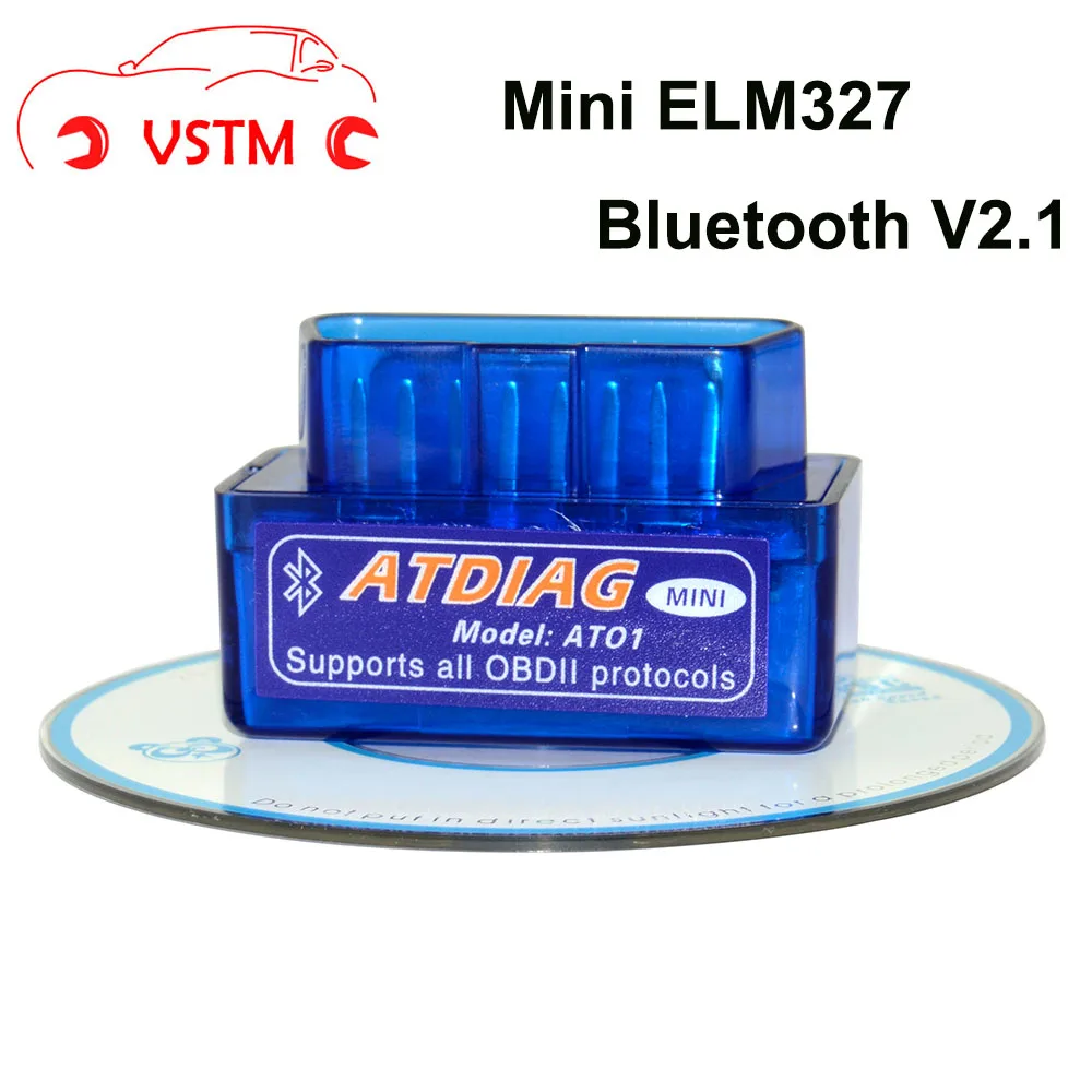 

VSTM ELM327 V2.1 Bluetooth Vgate Scan на Android OBD2/OBDII Elm 327 v2.1 диагностический инструмент и считыватель кода