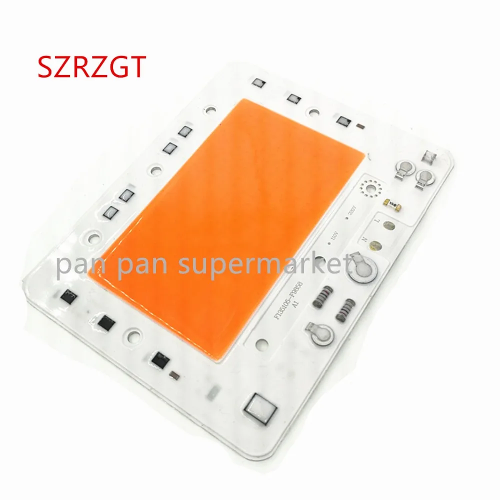 100W COB 220VAC светодиодный светильник лампы Smart IC полный sprctrum класса для ускорения