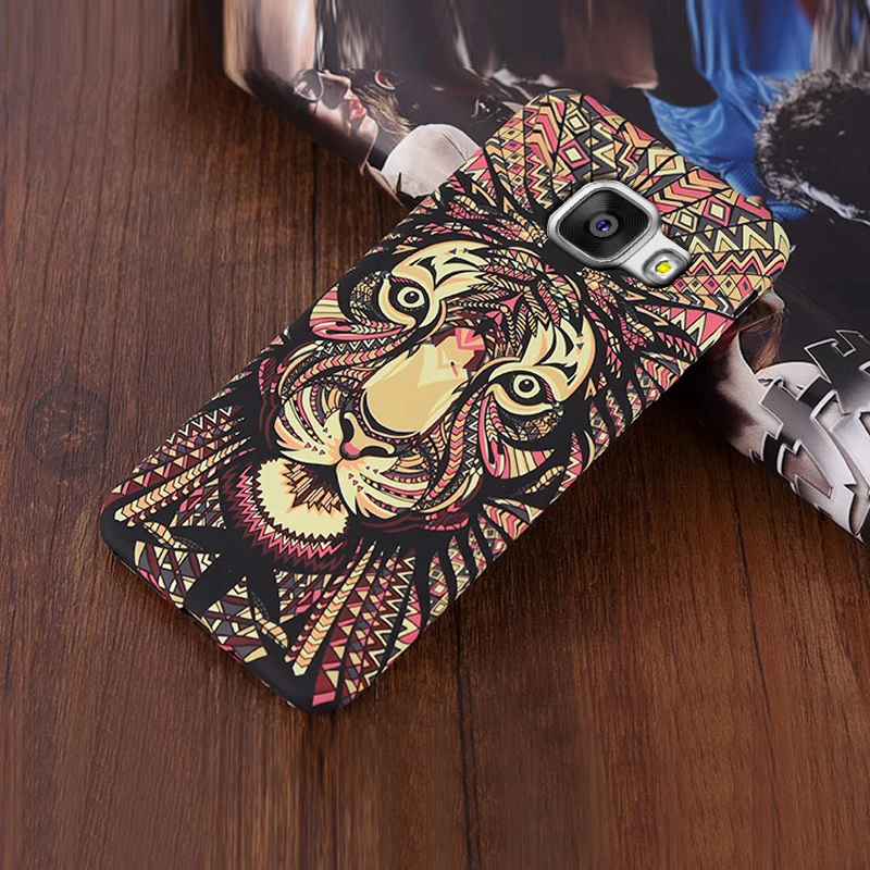 YonLinTan Coque чехол для Samsung Galaxy A7 2016 A710 мобильный телефон слон тигр животное Аватар