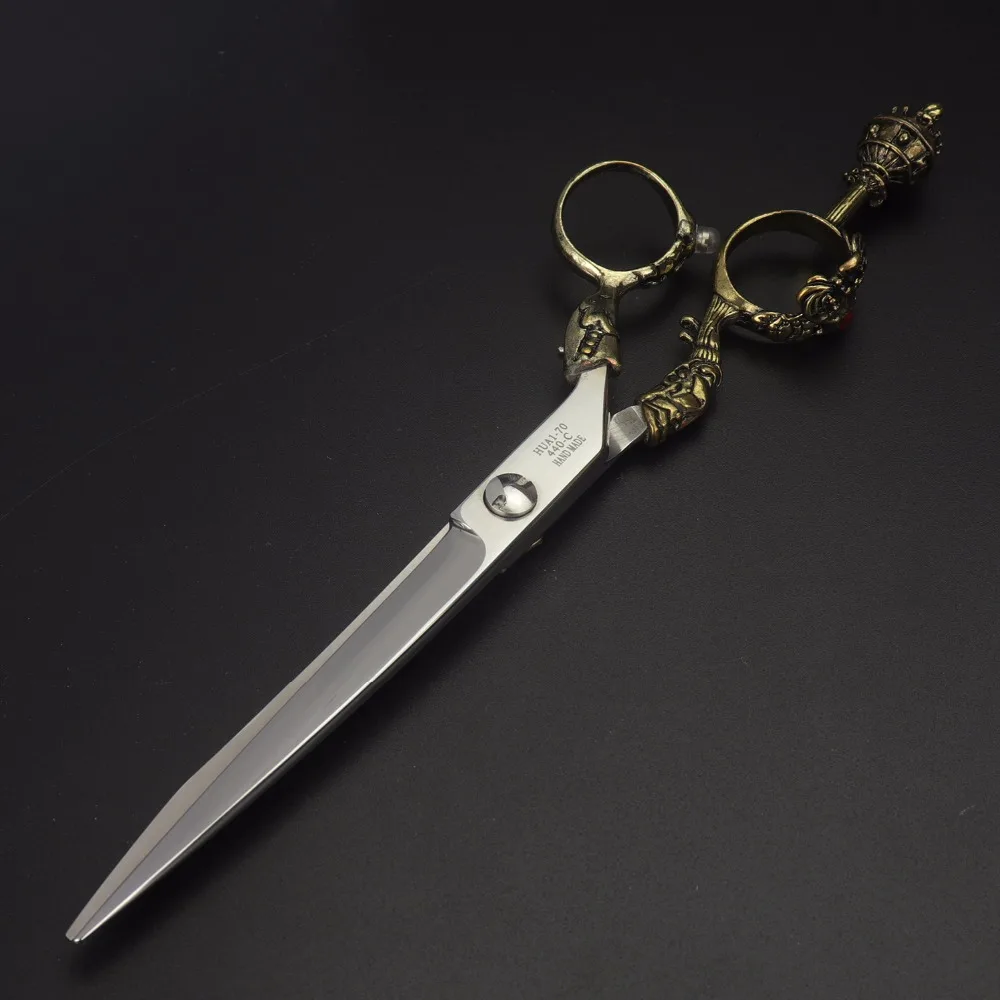 hair scissors 440c japanese steel 7 inch professional scissors Hairdressing scissors hair salon equipment