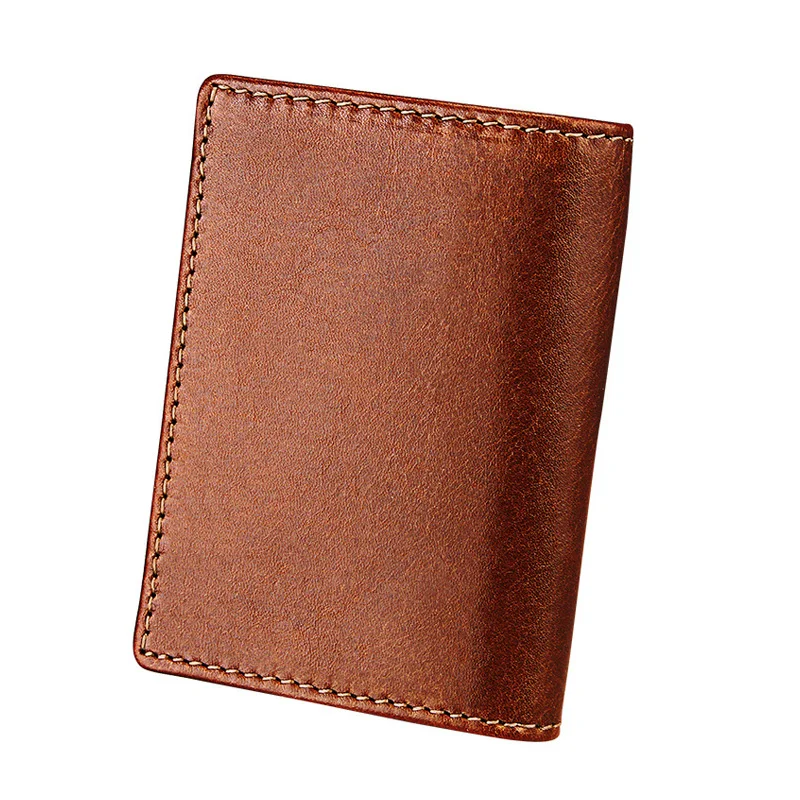 Klsyanyo натуральная кожа RFID Блокировка визитница унисекс кошельки для мужчин Бизнес Кредитная карта ID Чехол Подушка карта кошелек карты пакет