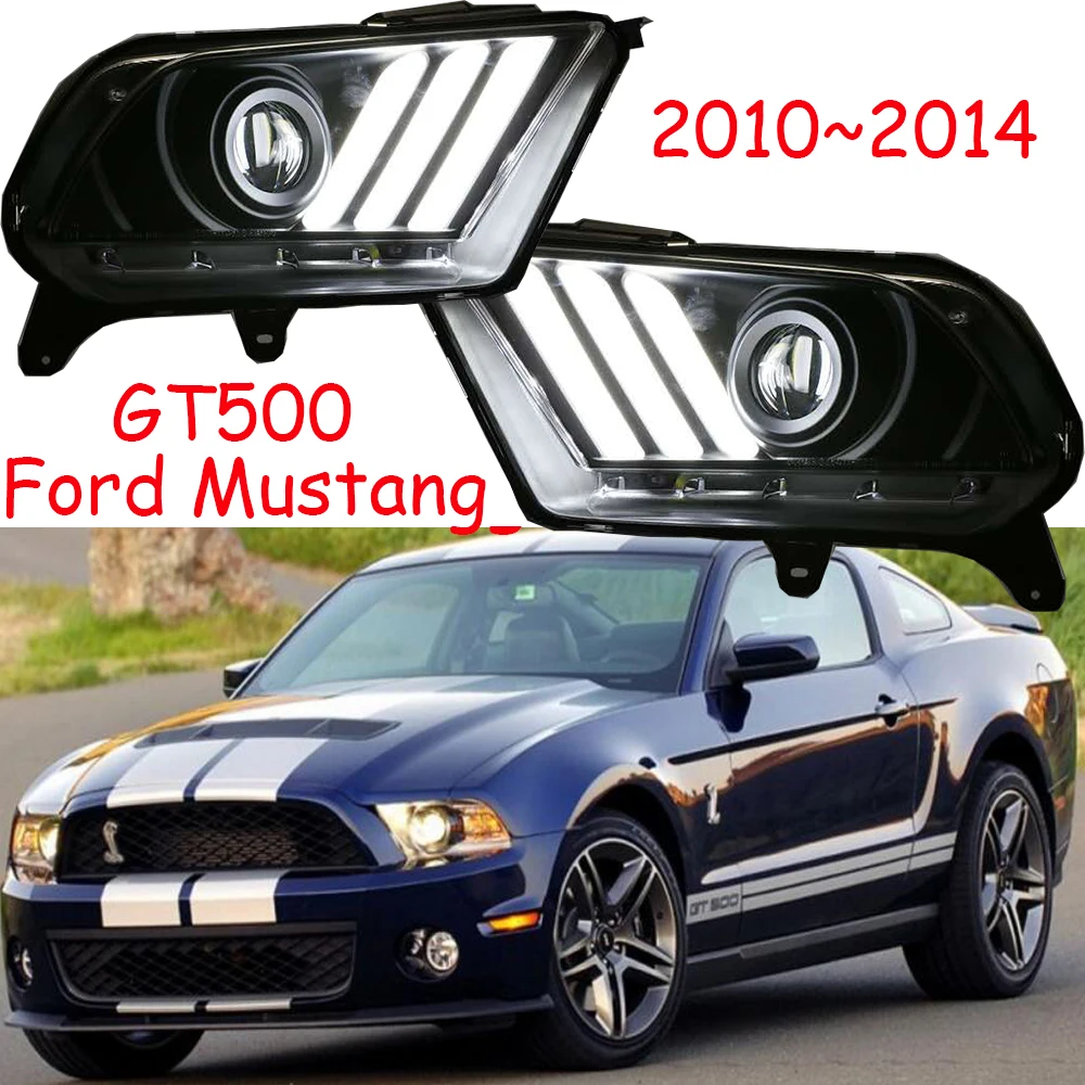 1 комплект Автомобильный Стайлинг для 2010 2011 2012 2013 2014 года фара Ford Mustang GT500
