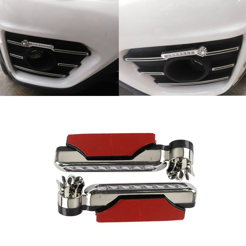 Новые белые ветровые Автомобильные дневные ходовые огни для BMW Audi VW Mercedes Honda Hyundai